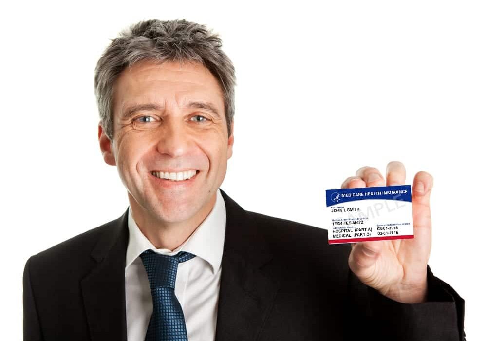 Man with Medicare Card