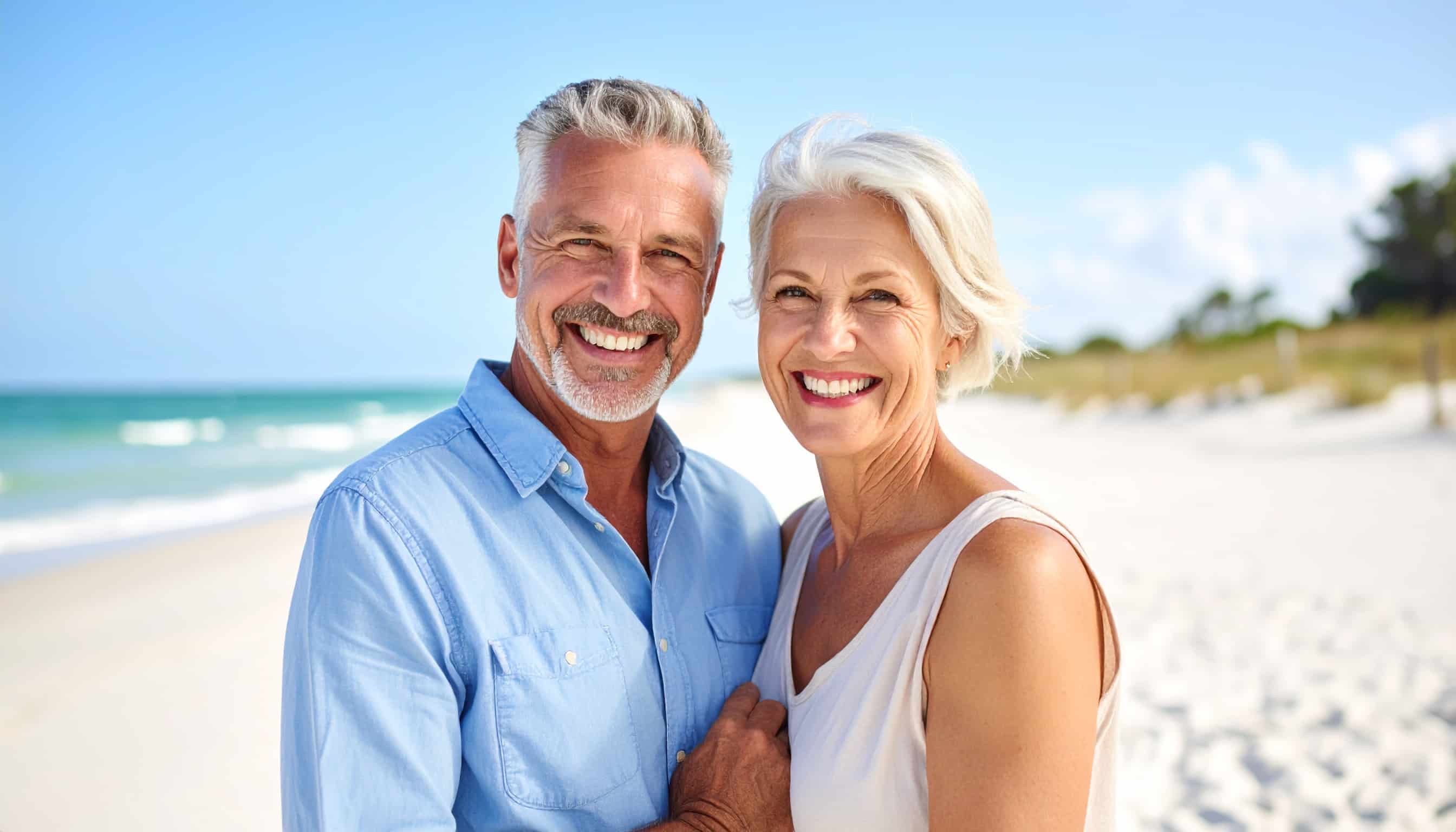 Happy Senior Couple Medicare Coverage
